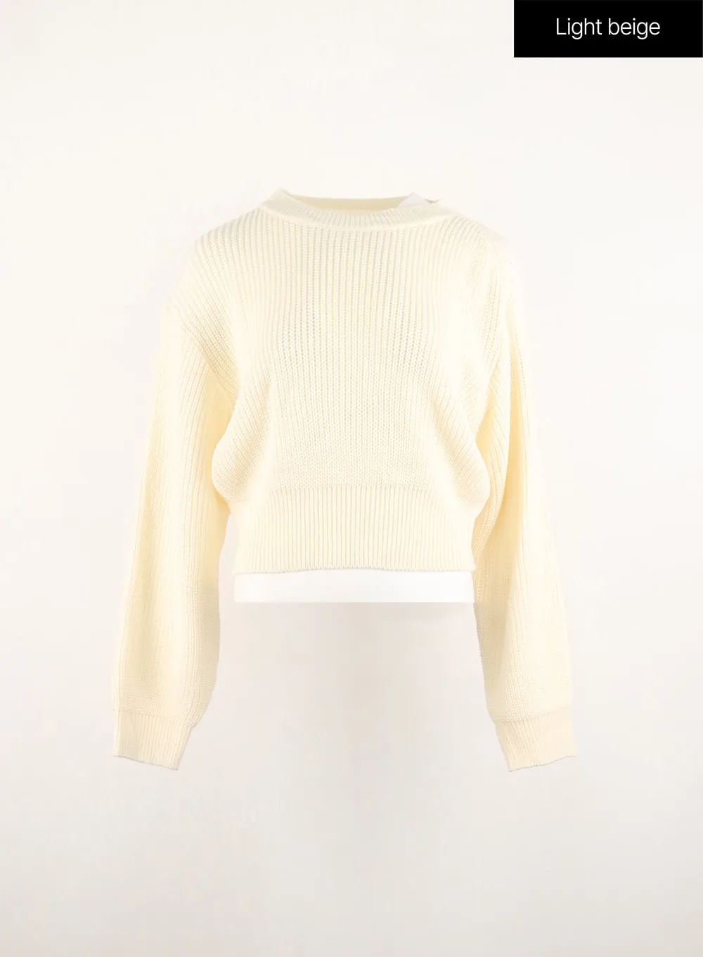 Unbalanced Opening Shoulder Knit Sweater OD308