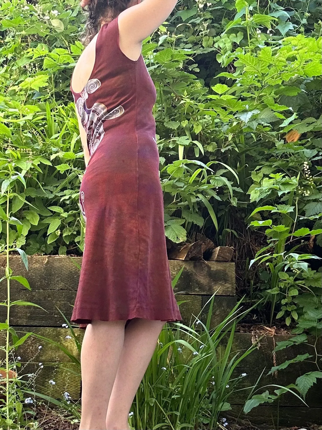 Under The Redwood Tree Handmade Batik Dress