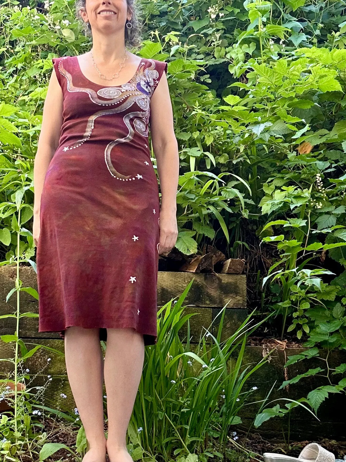 Under The Redwood Tree Handmade Batik Dress