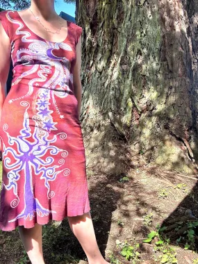 Under The Redwood Tree Handmade Batik Dress