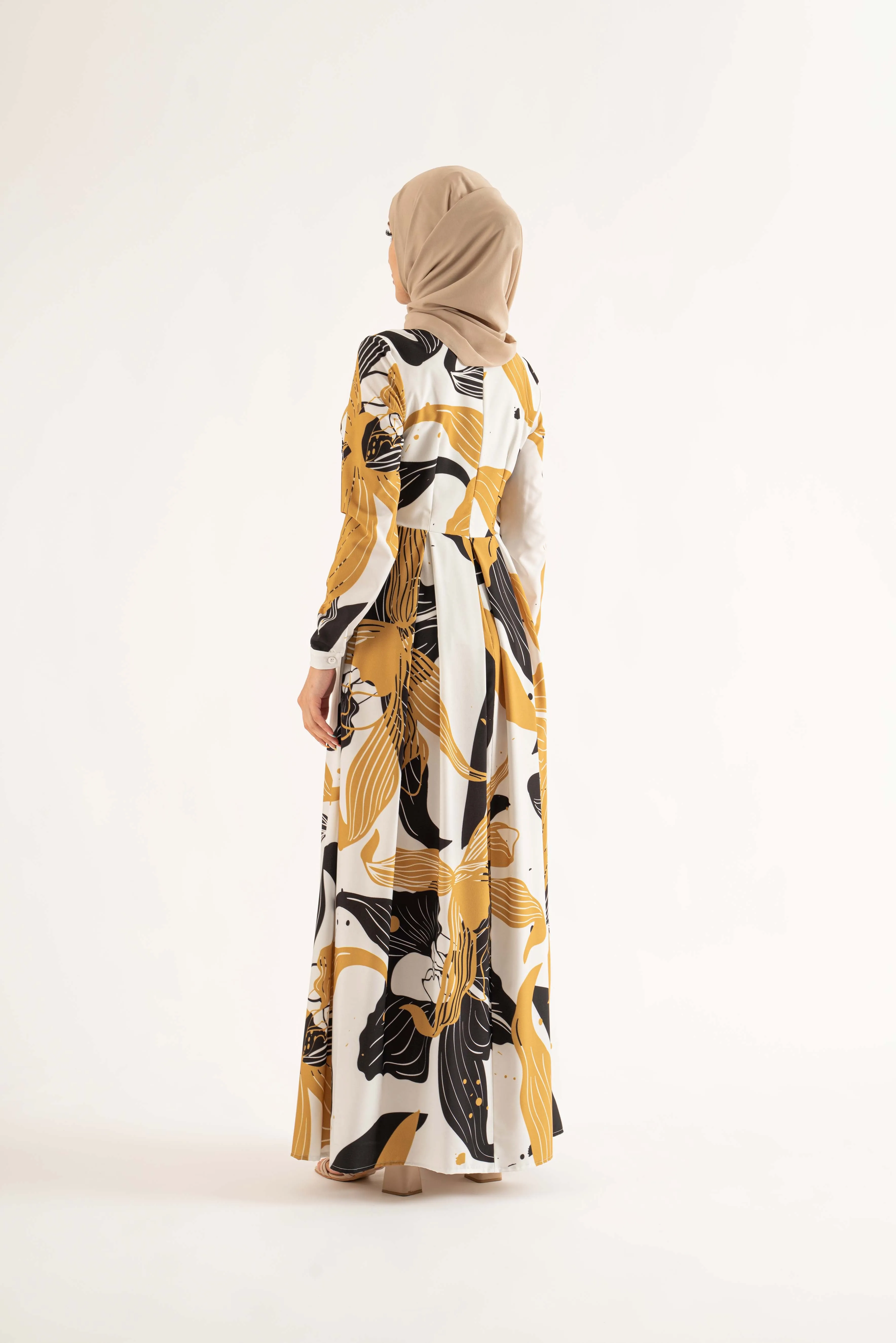 Valeria Maxi Dress - Mustard Yellow