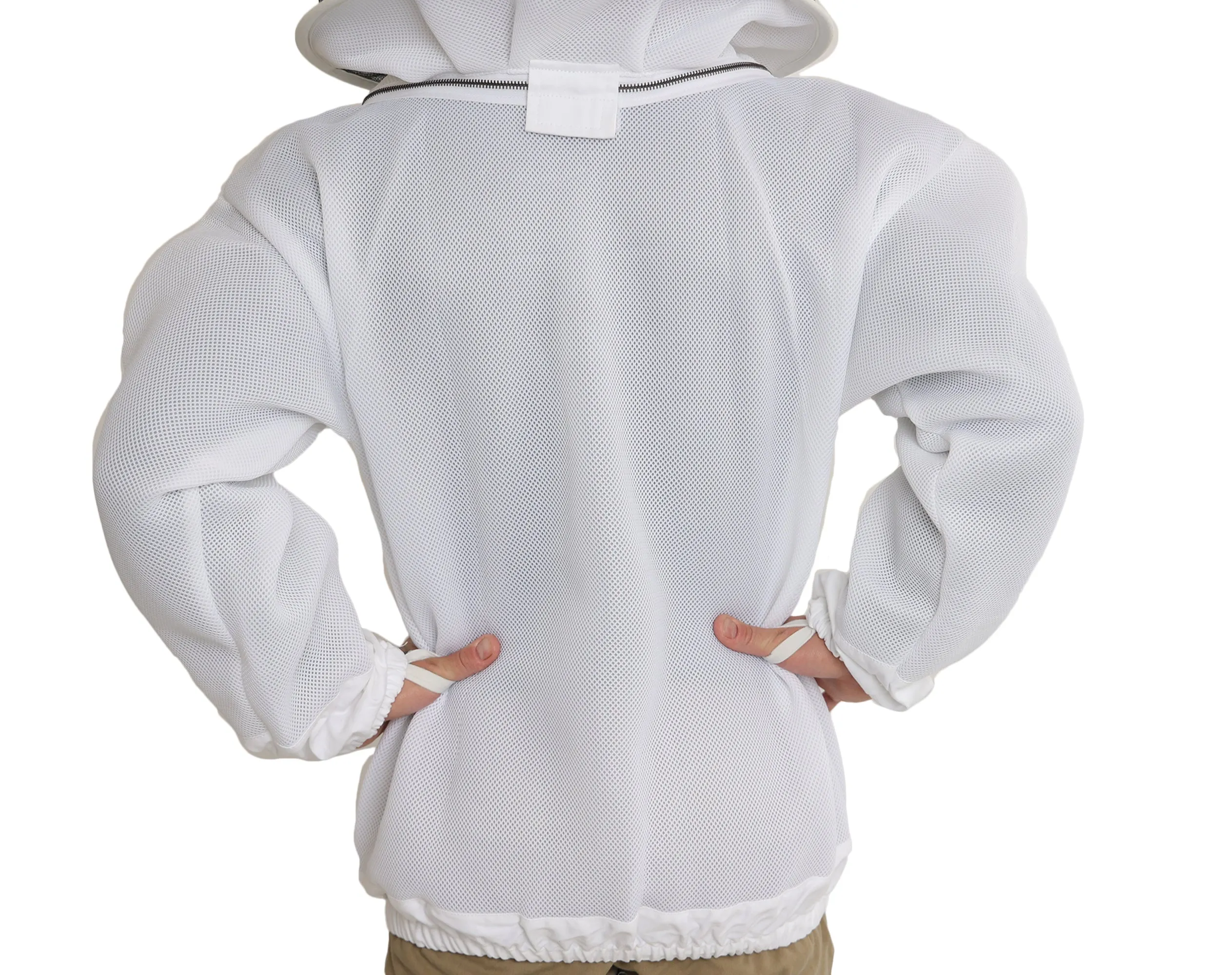 Ventilated Ultralight Bee Jacket with  Round Veil  For Beekeepers