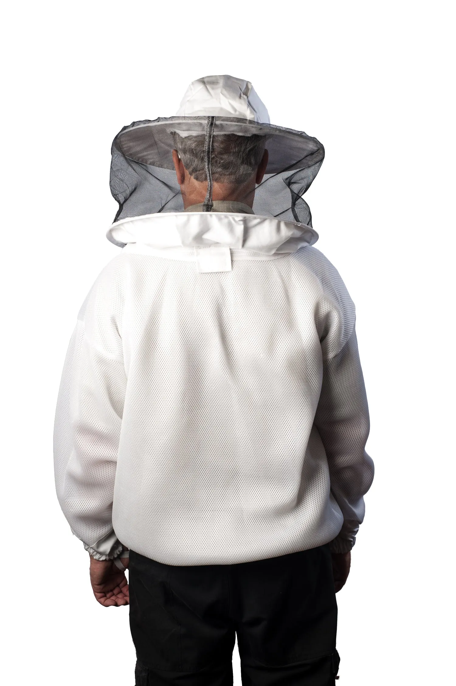 Ventilated Ultralight Bee Jacket with  Round Veil  For Beekeepers