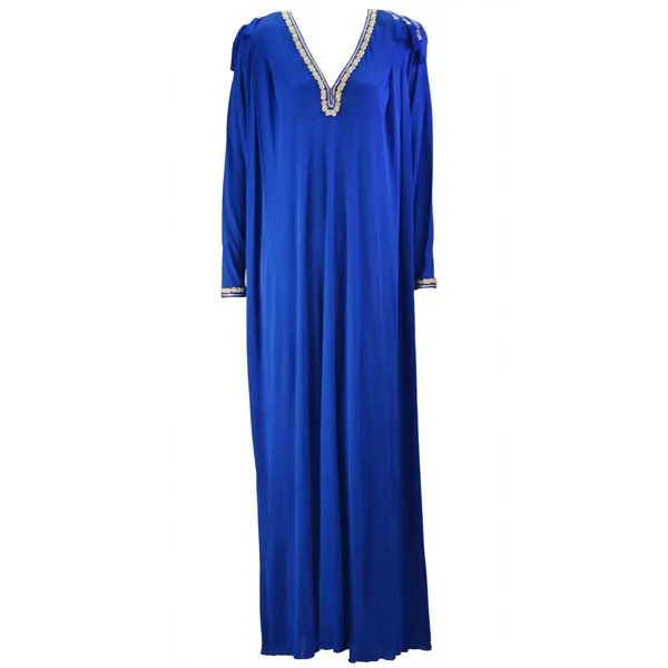 Vintage Royal Blue Kenza Kaftan