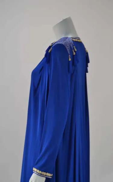 Vintage Royal Blue Kenza Kaftan