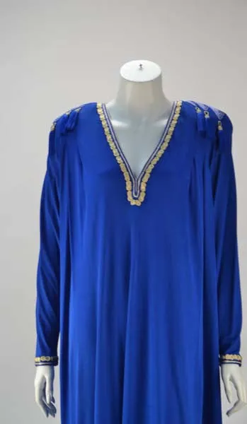 Vintage Royal Blue Kenza Kaftan