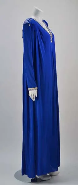 Vintage Royal Blue Kenza Kaftan