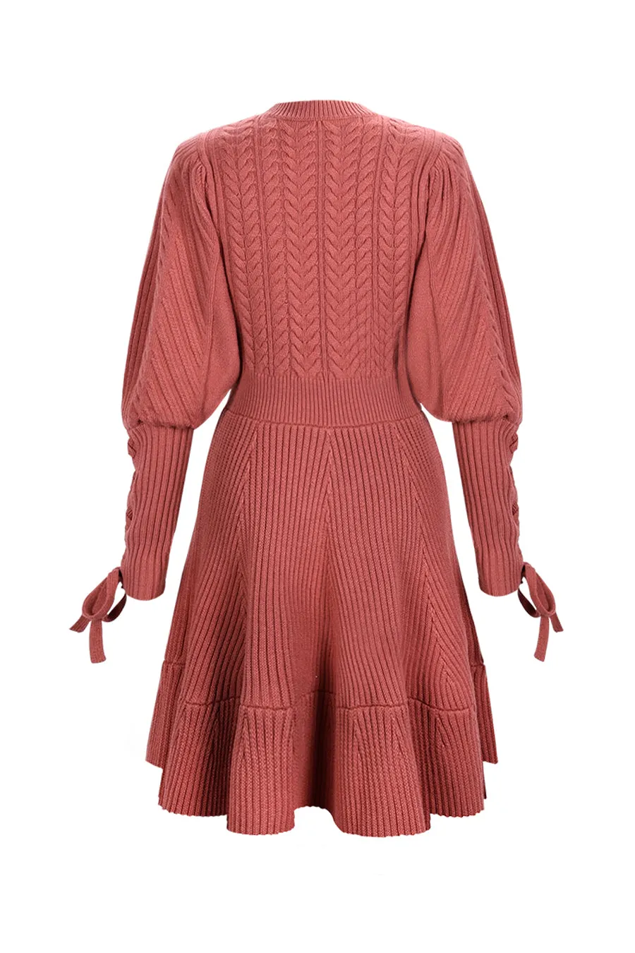 Vintage wool knit dress