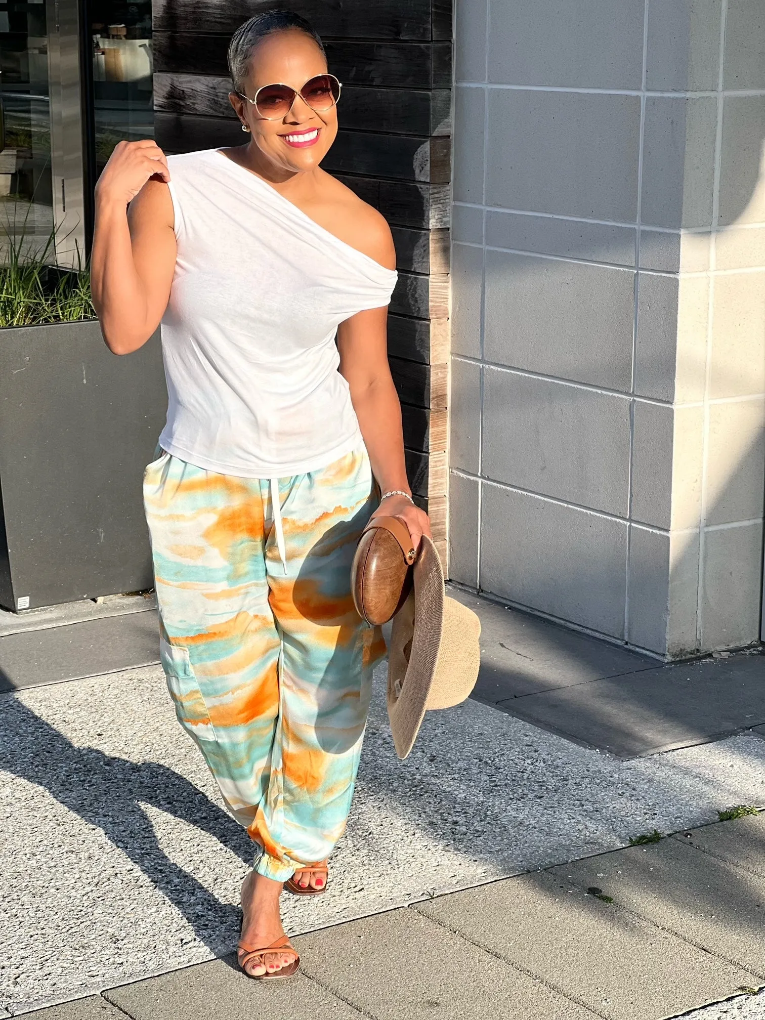 Watercolor Wonder | Satin Watercolor Joggers