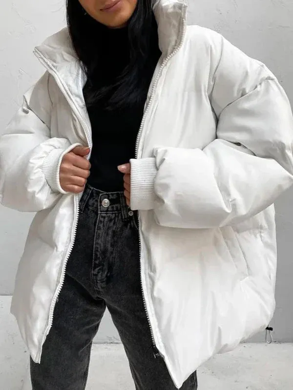 Wenkouban-Winter outfits Christmas Black Friday Winter Oversized Cotton Thick Padded Coat