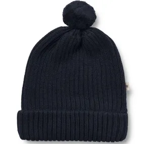 Wheat Beanie Alphie Navy