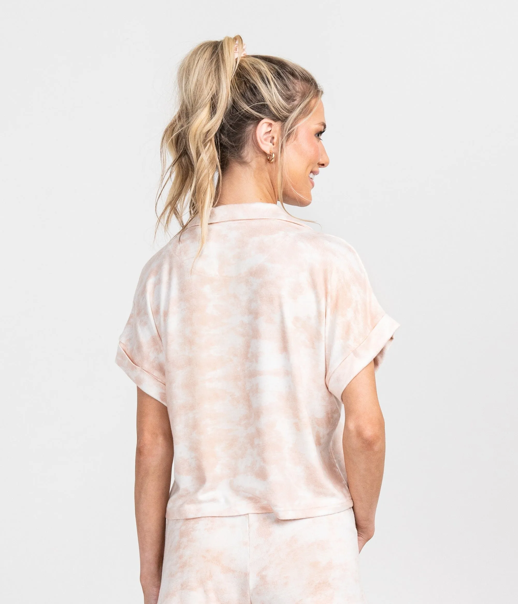 Wildest Dreams Boxy Top - Vintage Rose