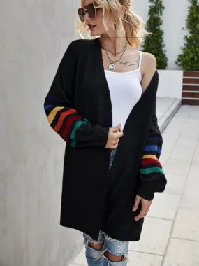 Wjczt Autumn Winter New Cardigan Sweater Women's Loose Long Sleeve Long Coat Fashion Streetwear Women's Dress Knitted Cardigan Tops