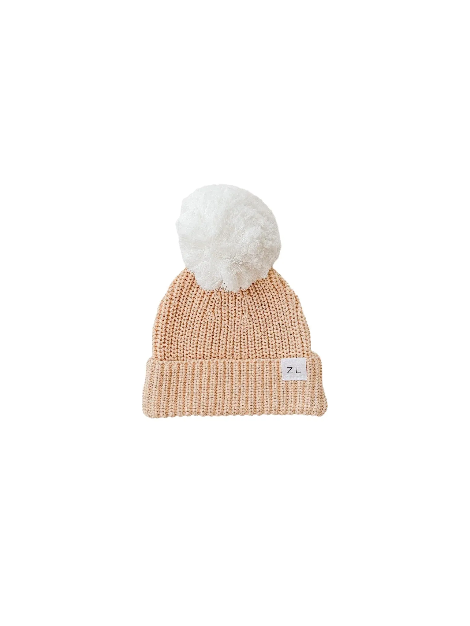 Ziggy Lou Sand Fleck Knit Beanie